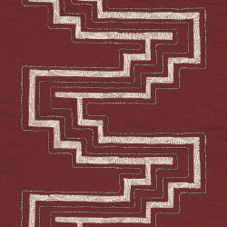 Tissu géométrique Uluwatu Casamance