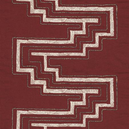 Tissu géométrique Uluwatu Casamance