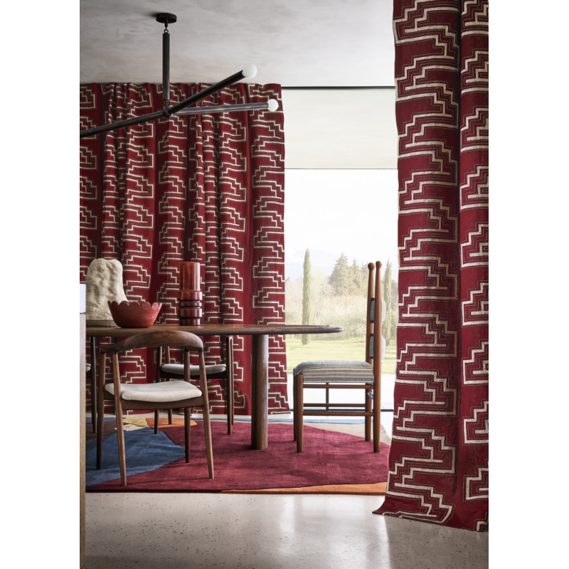 Tissu géométrique Uluwatu Casamance
