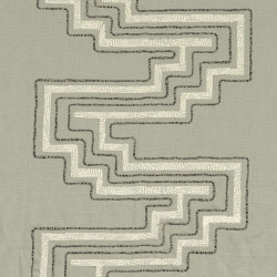 Tissu géométrique Uluwatu Casamance