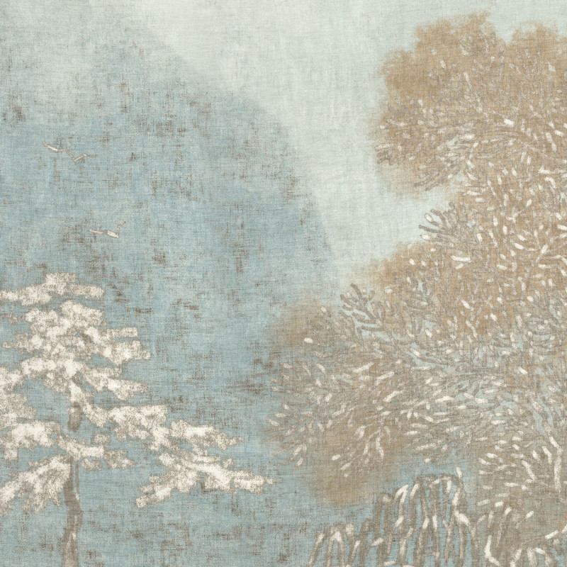 Tissu végétal Silence blanc Casamance