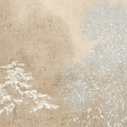 Tissu végétal Silence blanc Casamance