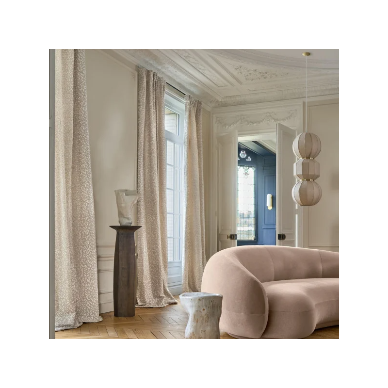 Tissu géométrique Paris lumière Casamance