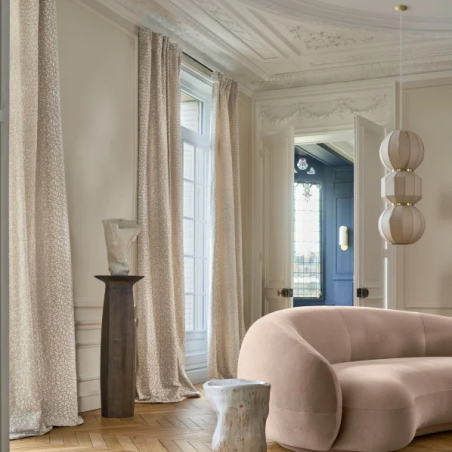 Tissu géométrique Paris lumière Casamance