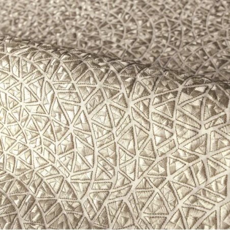 Tissu géométrique Paris lumière Casamance