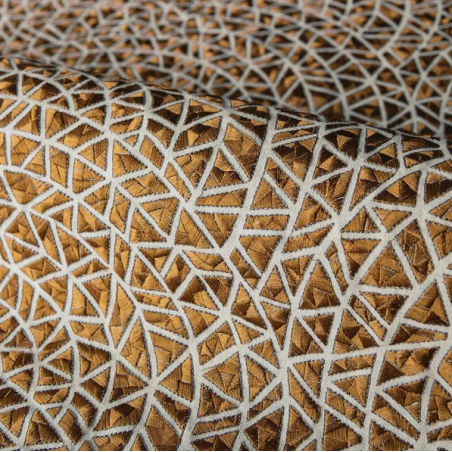 Tissu géométrique Paris lumière Casamance