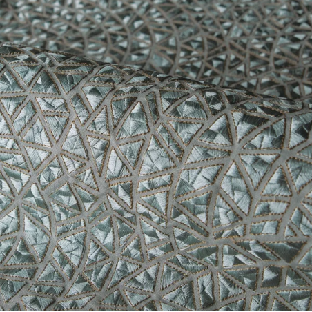 Tissu géométrique Paris lumière Casamance