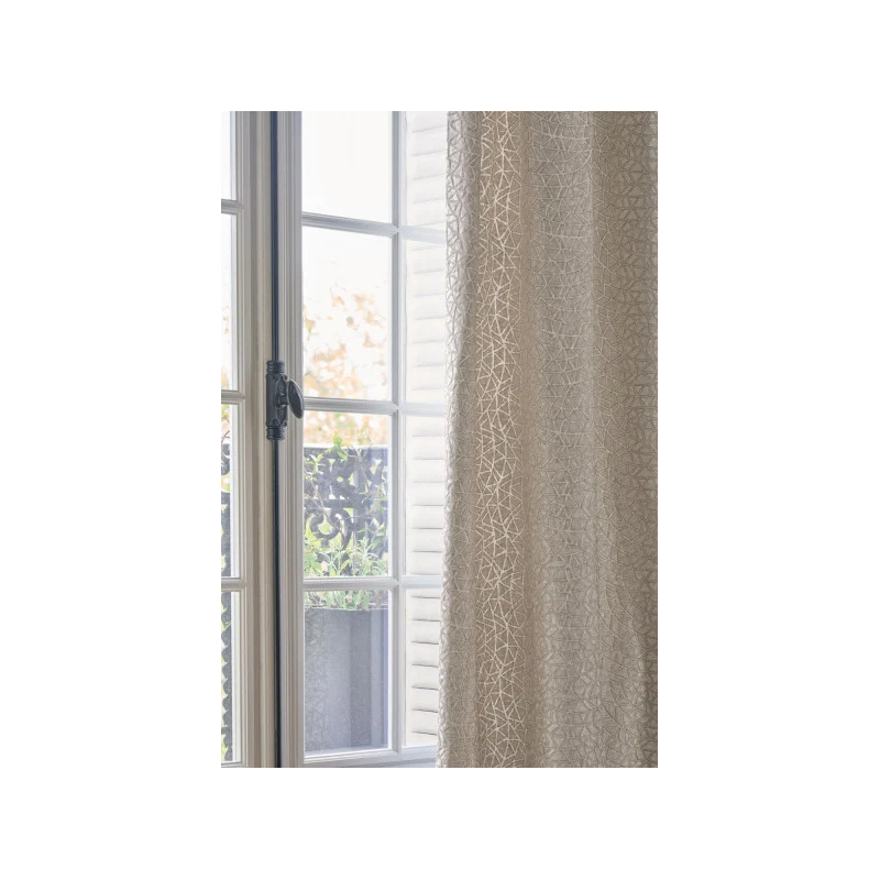 Tissu géométrique Paris lumière Casamance
