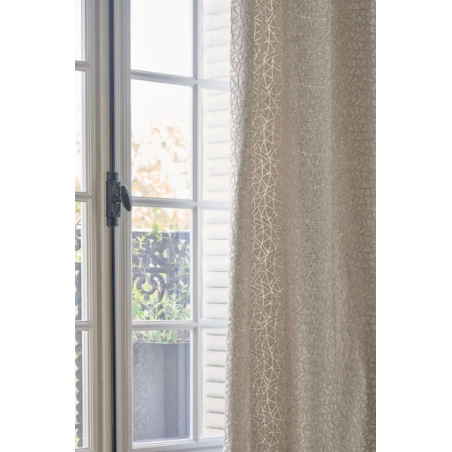 Tissu géométrique Paris lumière Casamance