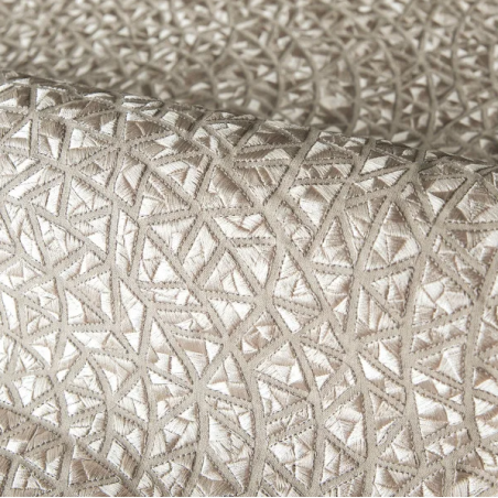 Tissu géométrique Paris lumière Casamance