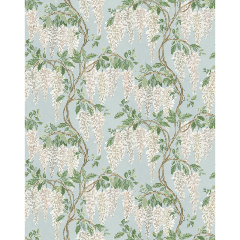 Papier peint fleuri Wisteria Walk Nina Campbell