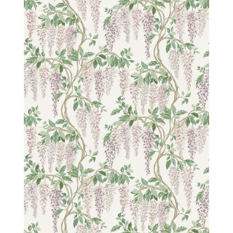Papier peint fleuri Wisteria Walk Nina Campbell