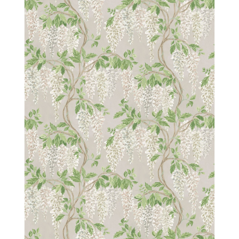Papier peint fleuri Wisteria Walk Nina Campbell