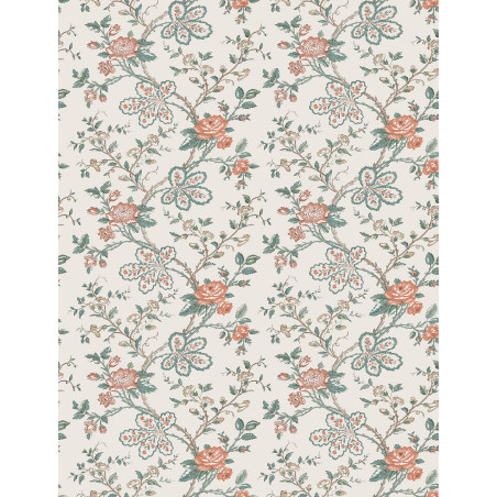 Papier peint fleuri Geneviève Nina Campbell