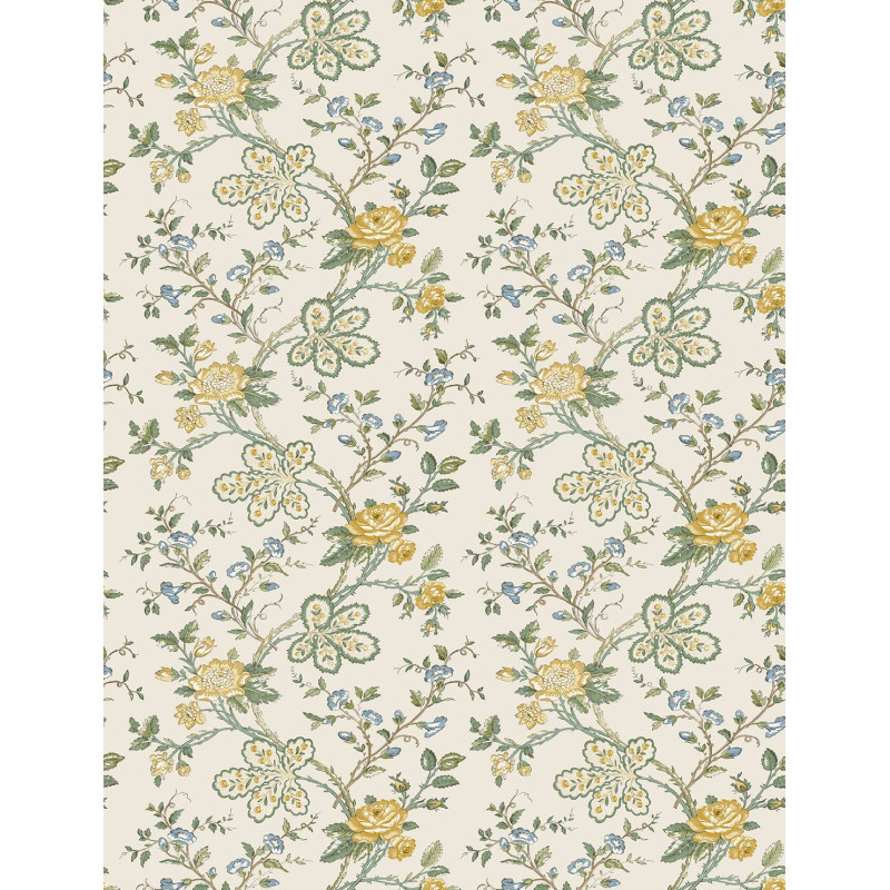 Papier peint fleuri Geneviève Nina Campbell