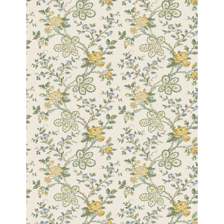 Papier peint fleuri Geneviève Nina Campbell