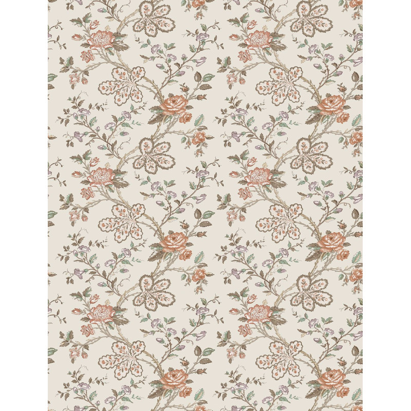 Papier peint fleuri Geneviève Nina Campbell