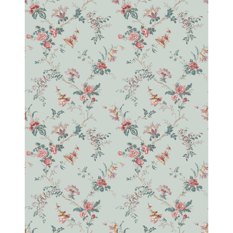 Papier peint fleuri Boscobel Nina Campbell