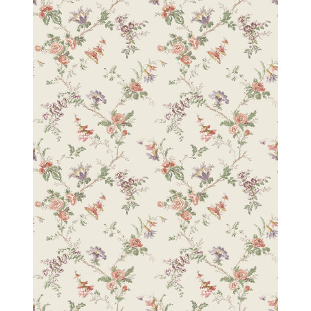 Papier peint fleuri Boscobel Nina Campbell