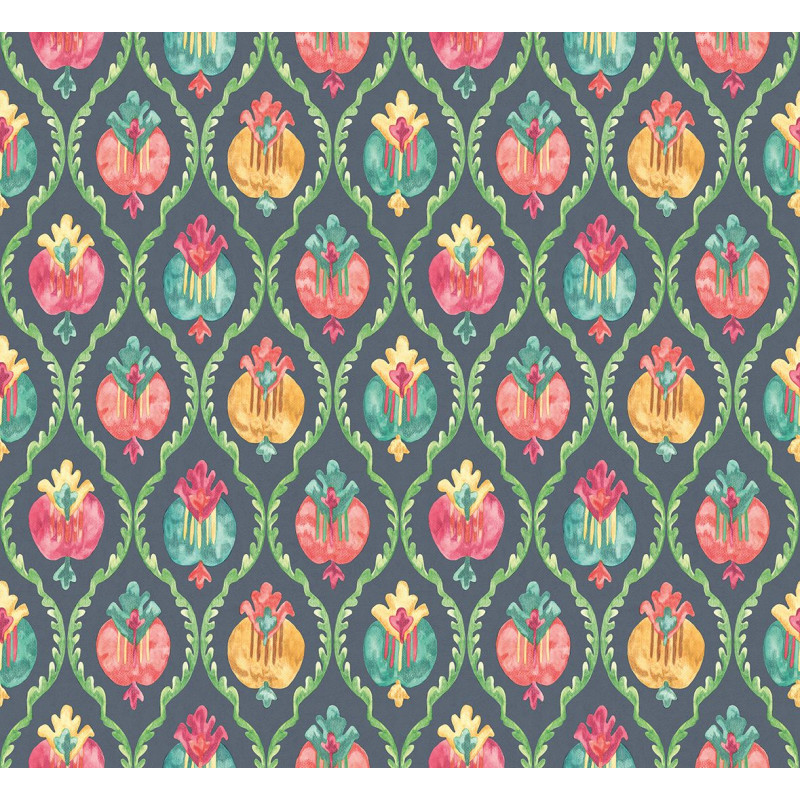Papier peint fleuri Mysore Osborne & Little