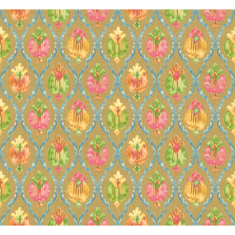 Papier peint fleuri Mysore Osborne & Little