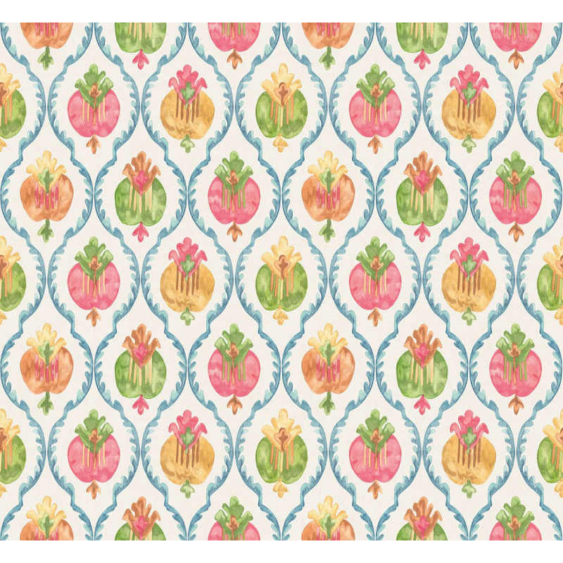 Papier peint fleuri Mysore Osborne & Little