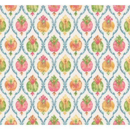 Papier peint fleuri Mysore Osborne & Little