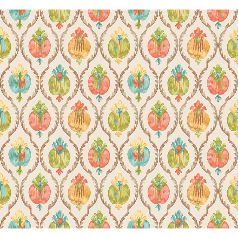 Papier peint fleuri Mysore Osborne & Little