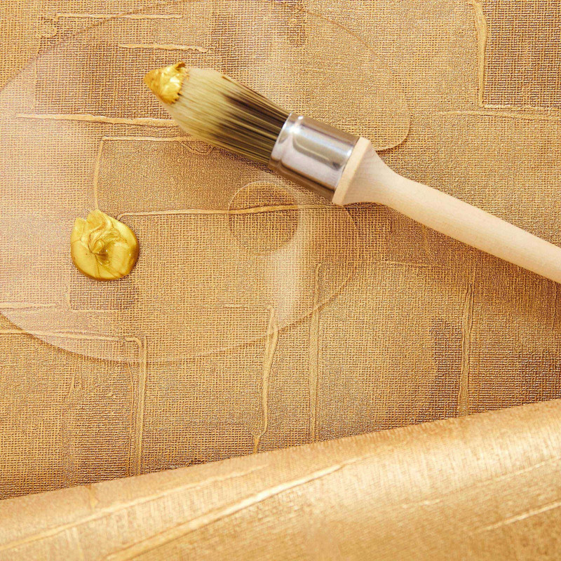Papier peint vinyle texture Strate métal Élitis