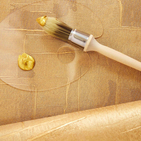 Papier peint vinyle texture Strate métal Élitis