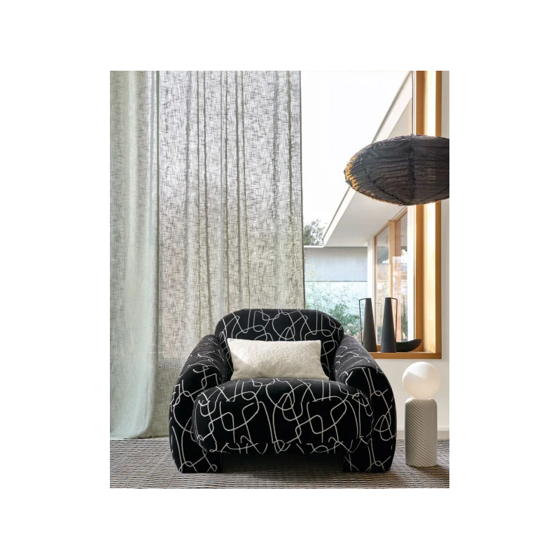 Tissu texture Fuego Camengo