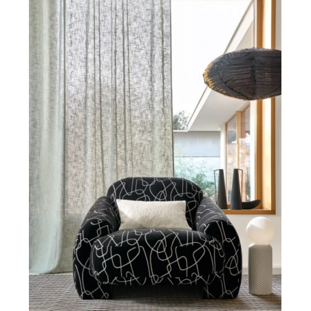 Tissu texture Fuego Camengo