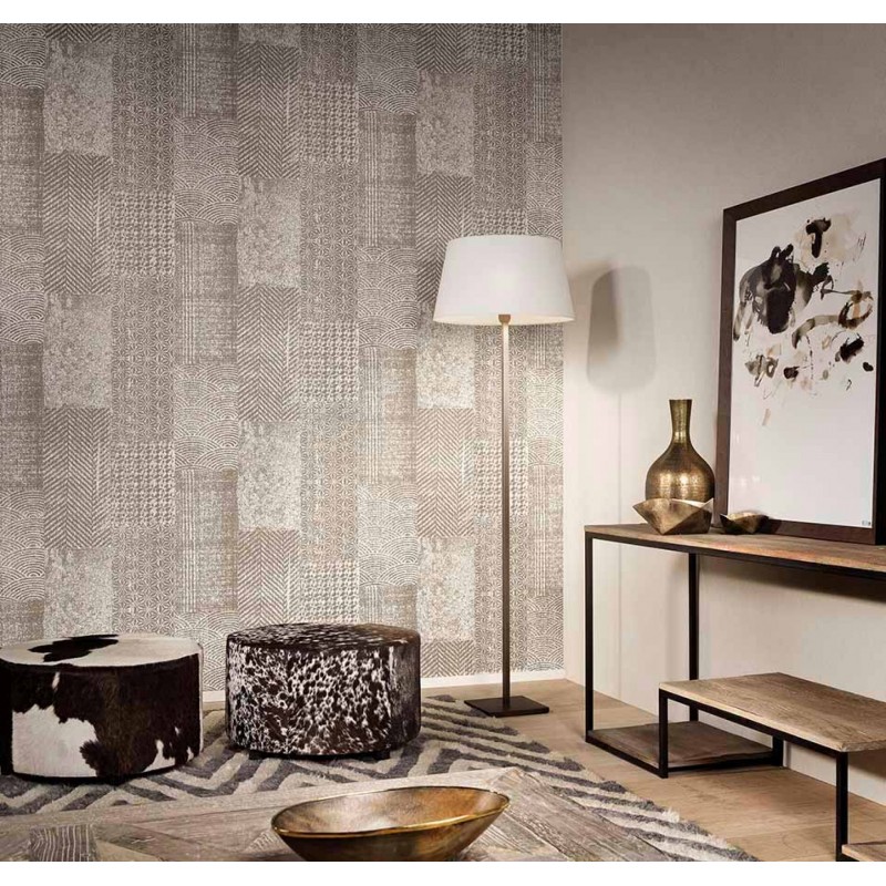 Papier peint Patchwork Arte