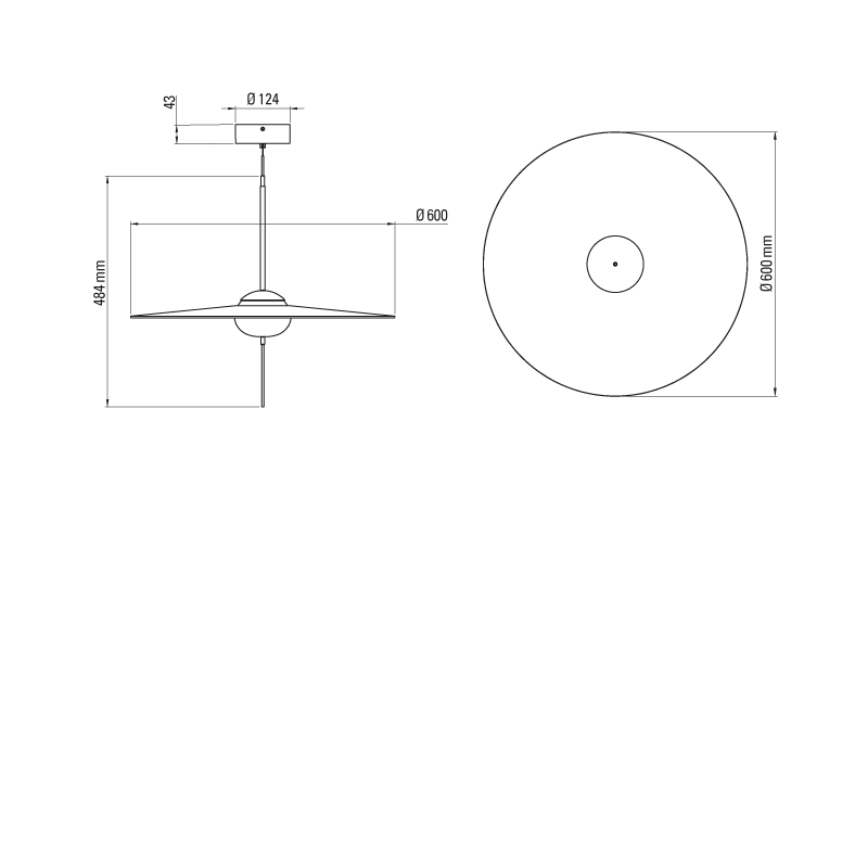 Suspension Mono L600 DCW