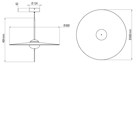 Suspension Mono L600 DCW