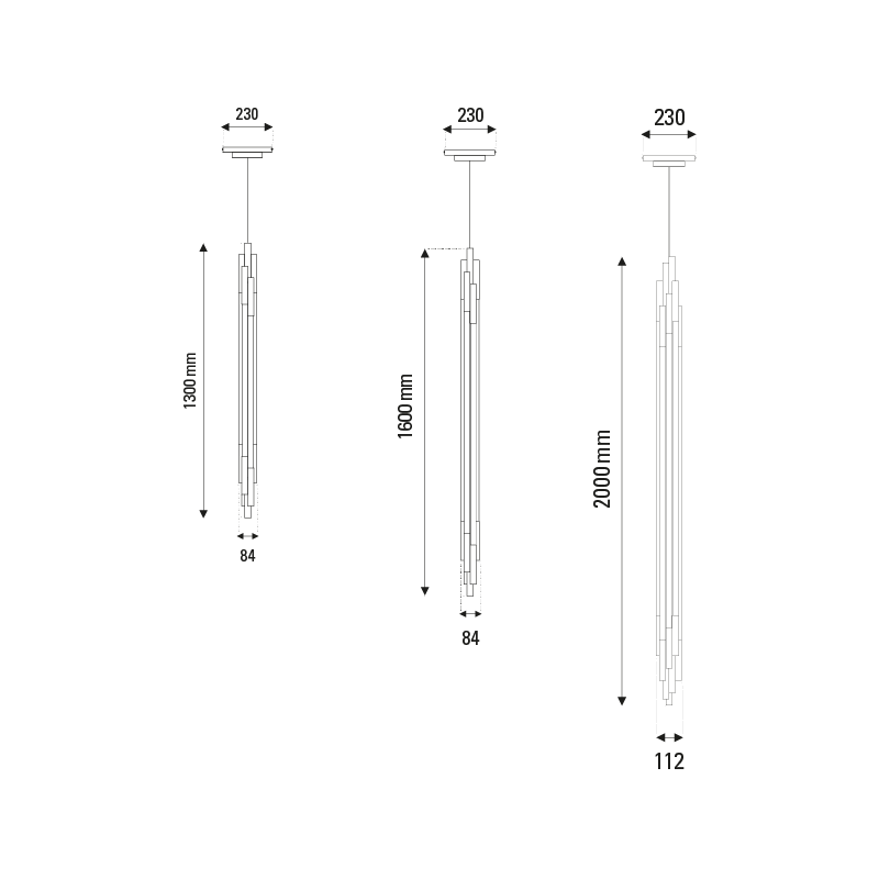 Suspension design ORG P Vertical 1600 DCW