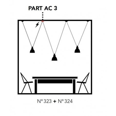 Accessoire de pontage Part AC3 Acrobate de gras DCW éditions