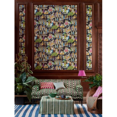 Papier peint Kalinda marque Manuel Canovas
