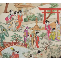 Papier peint Geishas marque Manuel Canovas