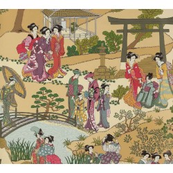 Papier peint Geishas marque Manuel Canovas