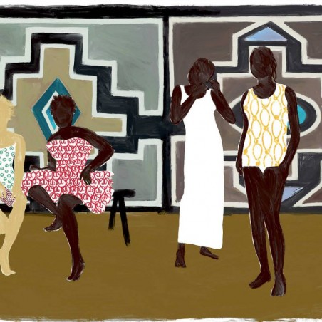 Panoramique Ndebele marque Elitis