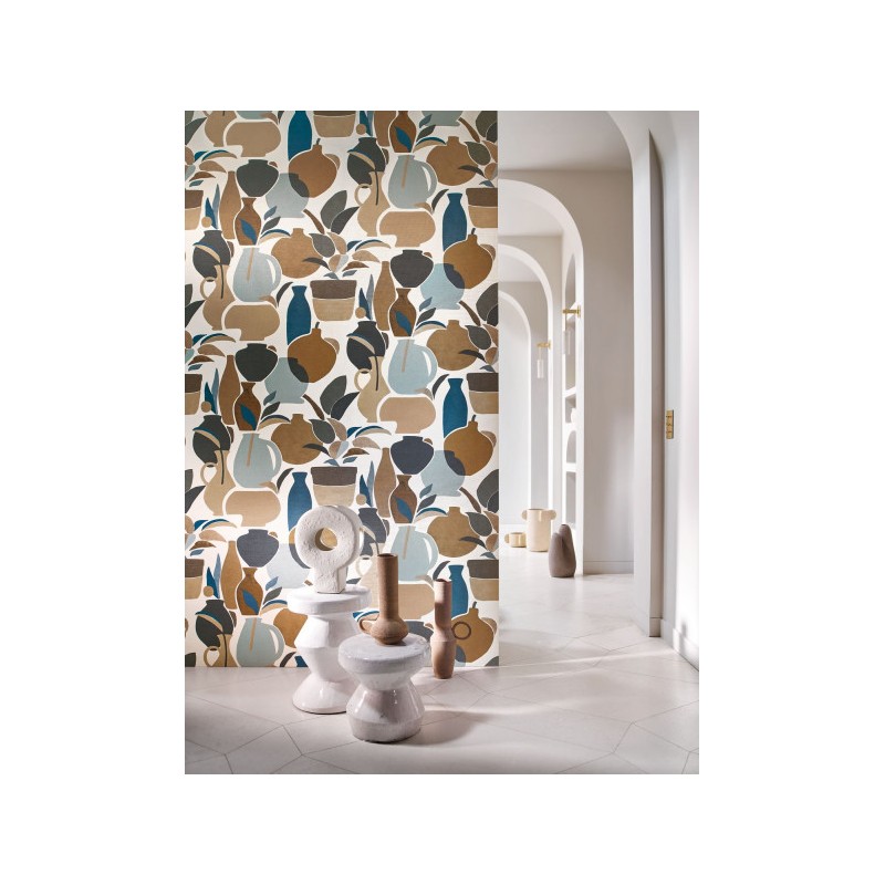 Papier peint Vallauris marque Casamance
