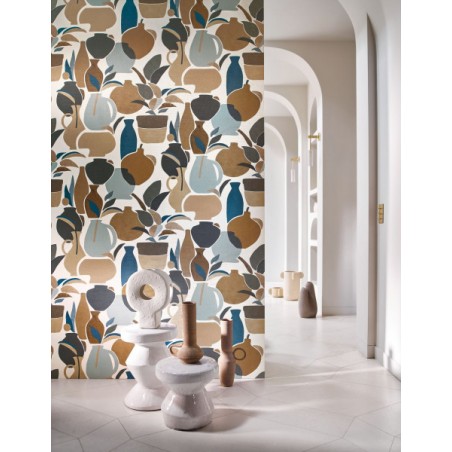 Papier peint Vallauris marque Casamance