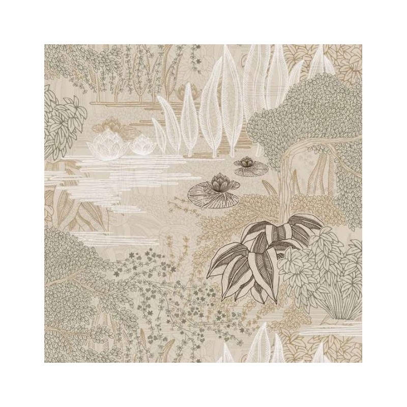 Papier peint Jasmin marque Casamance