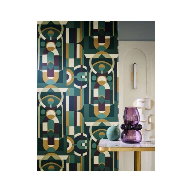 Papier peint Vitrail marque Casamance