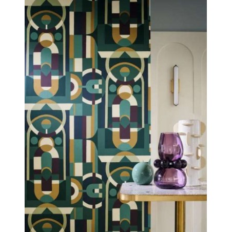 Papier peint Vitrail marque Casamance