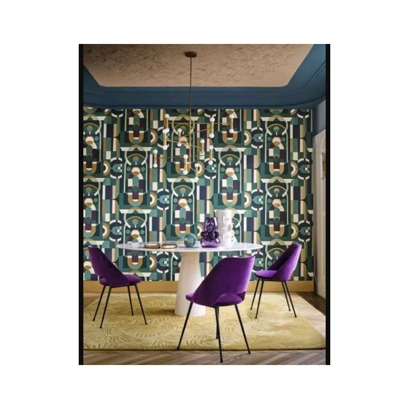 Papier peint Vitrail marque Casamance