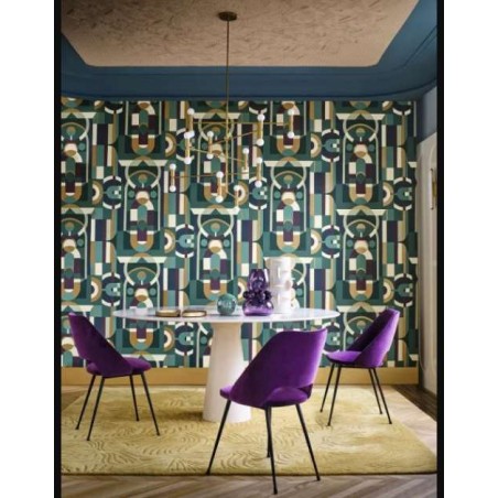Papier peint Vitrail marque Casamance