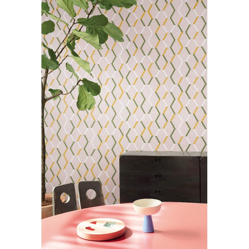 Papier peint Zigzag marque Masureel