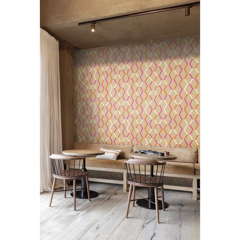 Papier peint Zigzag marque Masureel